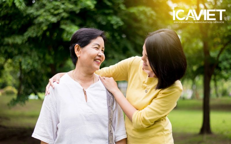 Con bảo lãnh mẹ 