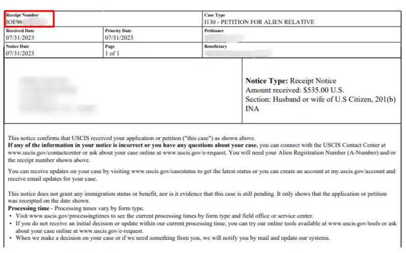 Thủ tục chuyển diện tại Mỹ