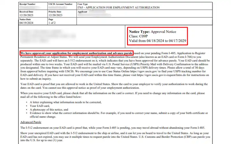 Thủ tục chuyển diện tại Mỹ