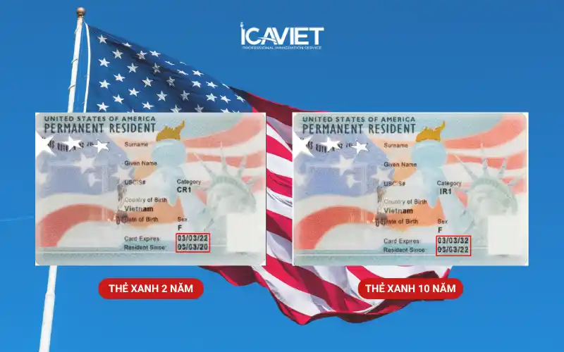 Kết hôn ở Mỹ rồi chuyển diện thì bao lâu có thẻ xanh?
