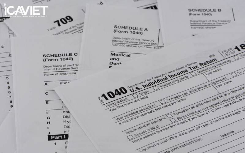 Một số bằng chứng cần chuẩn bị khi điền và nộp Form I-864