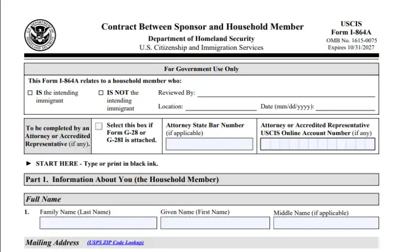 Hồ sơ bảo trợ tài chính
