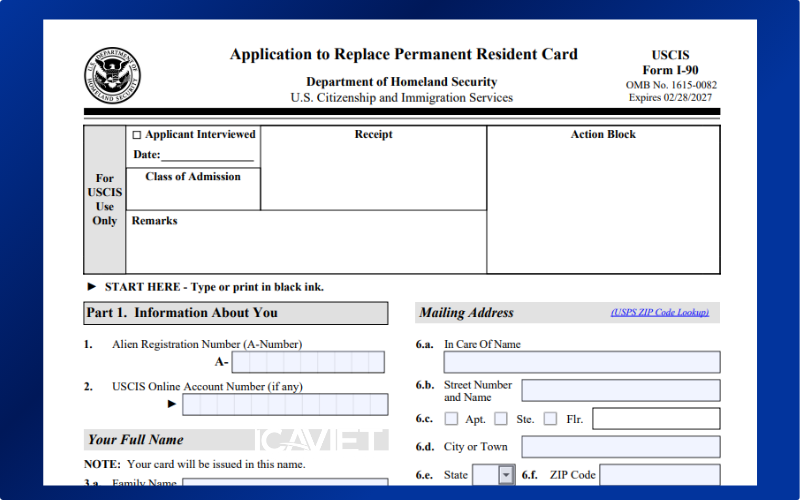 Form I-90 dùng để làm gì?