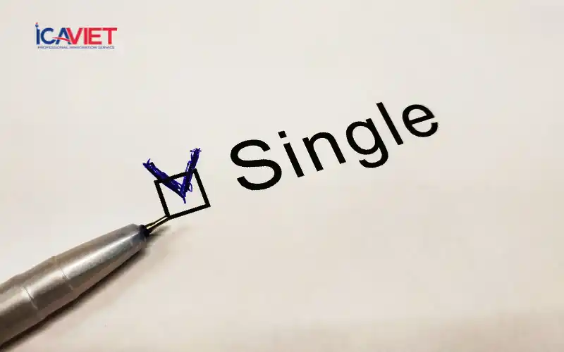 Thường trú nhân bảo lãnh con độc thân dưới 21 tuổi